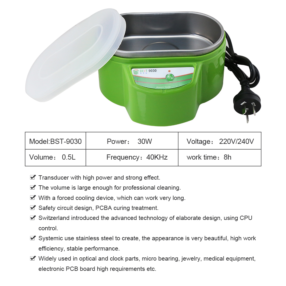 BST-9030 Inexpensive Products CE small ultrasonic cleaner