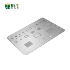 중국 스테인레스 스틸 플레이트 마더 보드 IC 칩 납땜 수리 도구 BGA Reballing 스텐실 템플릿 제조업체
