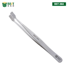 中国 不锈钢镊子平头镊子工厂BST-36A 制造商