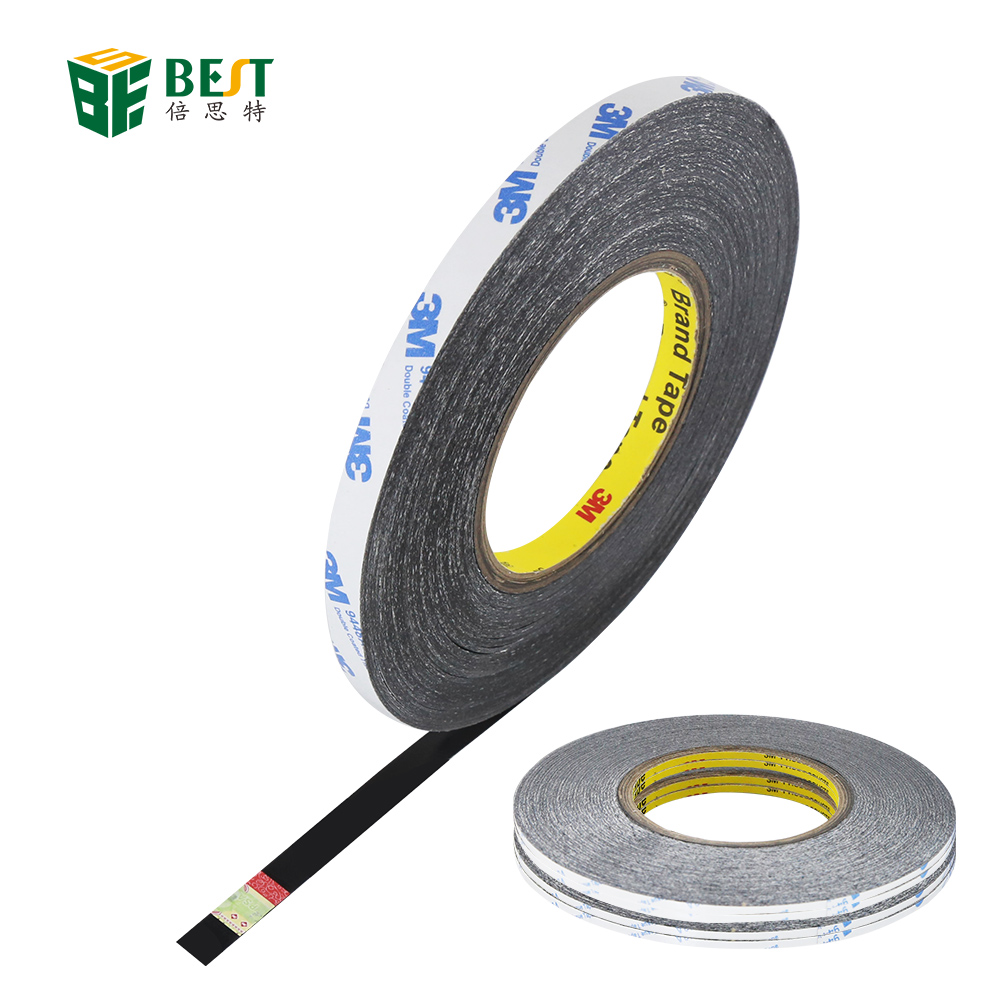 Widely Use 3M Black Strong Sticky Transparent Double Sided Adhesive Tape circle 1mm-30mm 50m Length For Home Hardware repairing