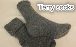 ¿Qué son los calcetines de terry?