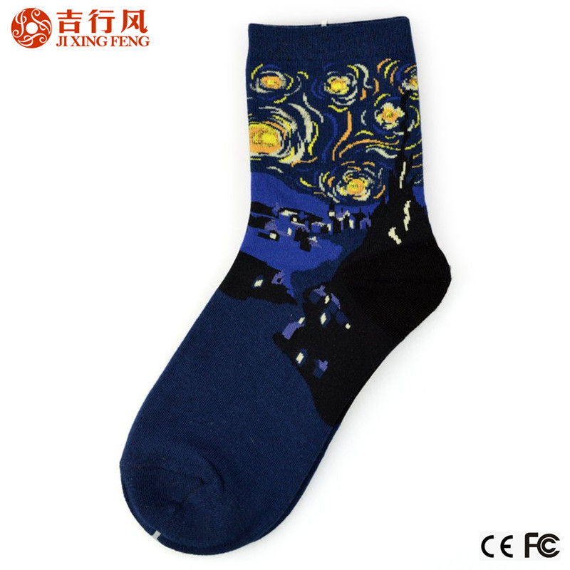 China best socks manufacturer wholesale custom artist socks,newest fashion style