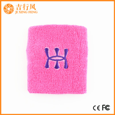 China deportes profesionales de la muñeca de la toalla proveedores al por mayor deporte personalizado muñeca bracer