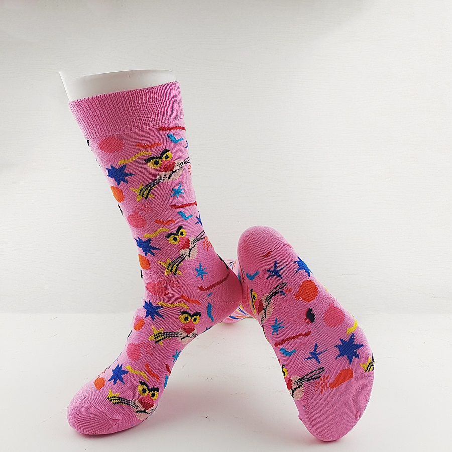 Divertidos calcetines de animales locos para la venta, medias de las mujeres personalizadas al por mayor, calcetines de moda de dibujos animados proveedor