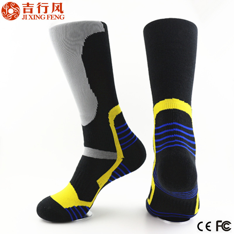 The professional sport socks supplier, custom long cotton warm skiing socks