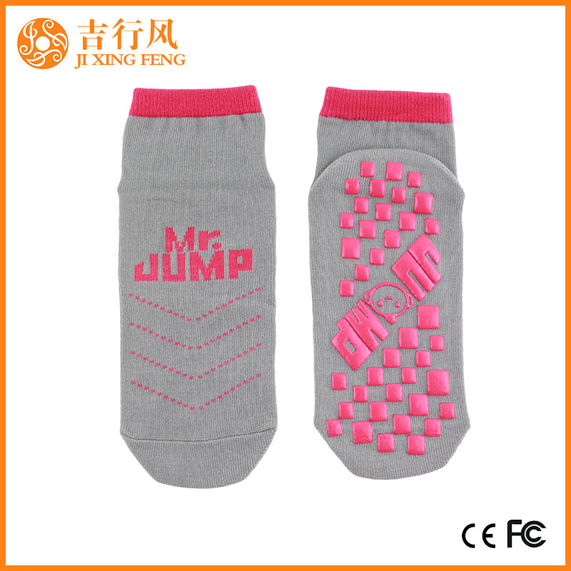 anti-slip ademende sokken fabriek China aangepaste anti-slip stretch gebreide sokken