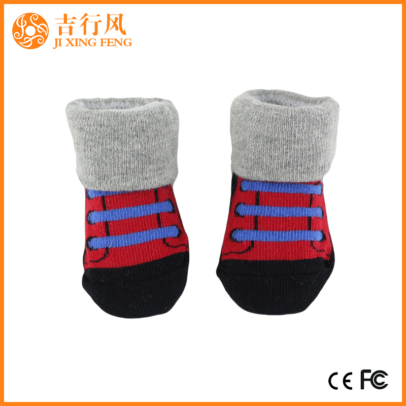 μωρό χαριτωμένα σχεδιασμένα κάλτσες κατασκευαστές χονδρικής έθιμο ζεστό κάλτσες μωρών πώληση