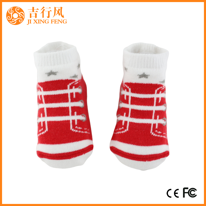 calzini di cotone morbidi per bambini calzini per neonati in cotone terry personalizzati all'ingrosso