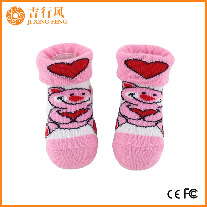 algodão dos desenhos animados meias recém-nascidas fábrica atacado personalizado meias do bebê do divertimento