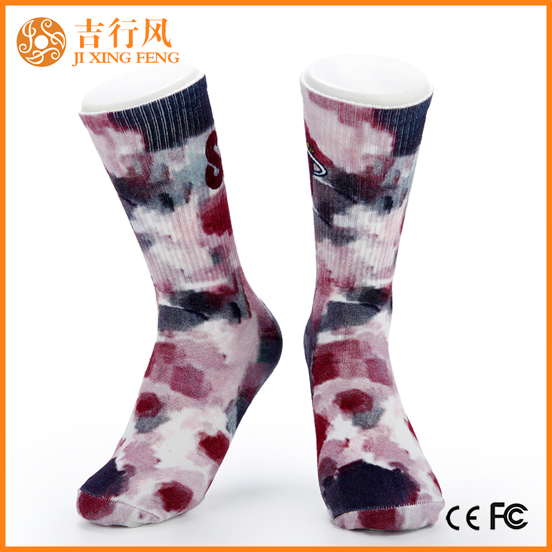 China Tie-Farbstoffsocken zum Verkauf, China Tie-Dye-Socken Großhandel, China Tie-Dye-Strümpfe Hersteller
