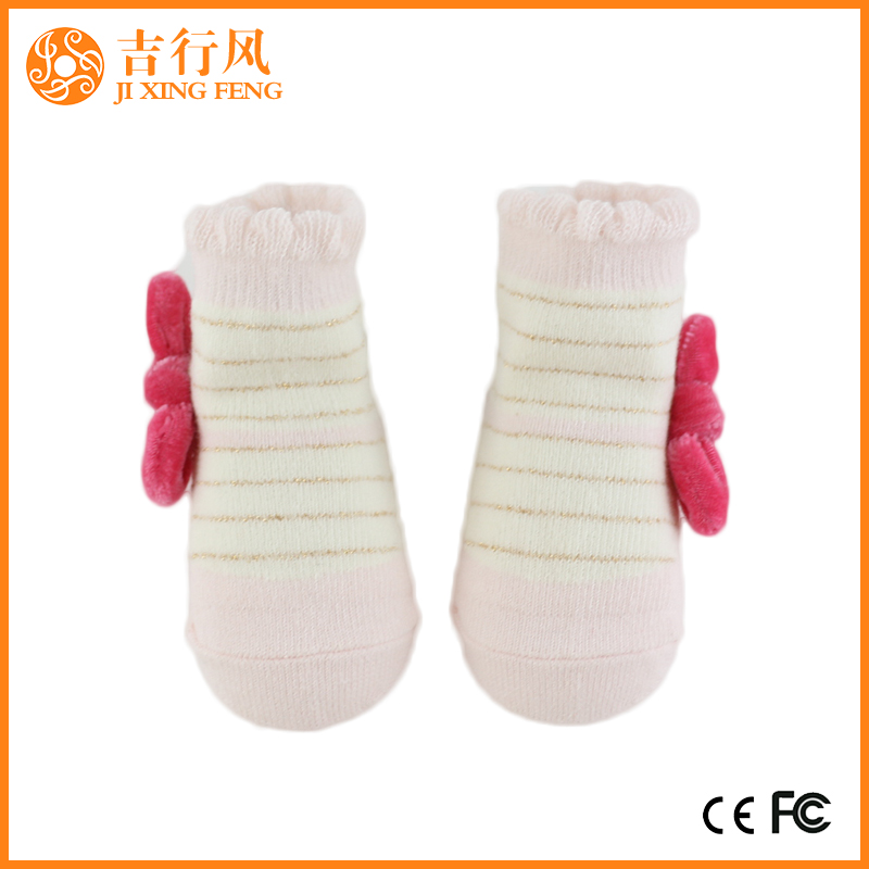 Calcetines de algodón de corte bajo para bebés fabricantes China calcetines suaves recién nacidos personalizados tobillo