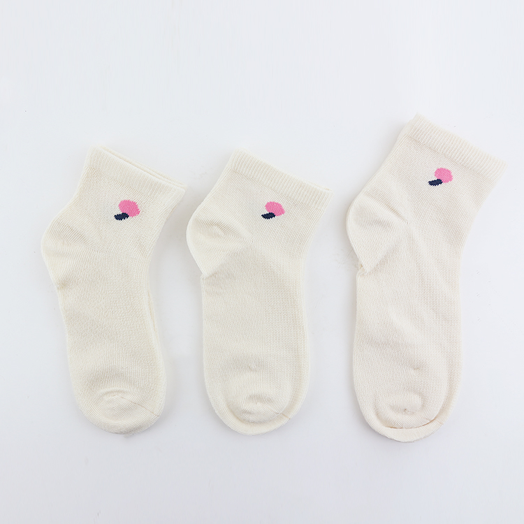 Пользовательские простые детские носки, 100% хлопчатобумажные носки поставщик