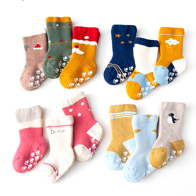 Diseño Divertido animal lindo de los calcetines recién nacidos Fabricantes, al por mayor Recién nacido Terry Calcetines de algodón