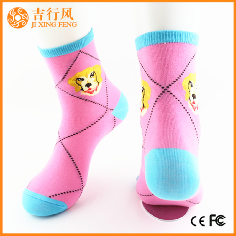 女孩甜蜜动物袜子供应商和制造商批发定制女性动物乐趣袜子