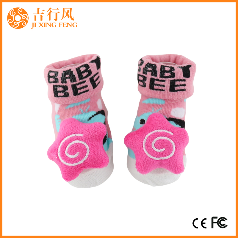 Venda quente bebê meias fornecedores China personalizado dos desenhos animados algodão recém-nascido meias