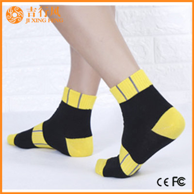 heren katoenen sport sokken fabriek groothandel aangepaste sport lopende sokken