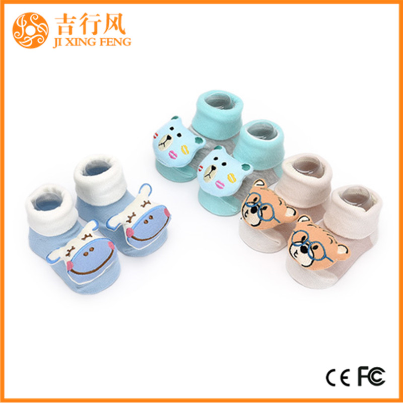calzini del bambino non antiscivolo produttori calzini morbidi alla caviglia neonato personalizzato all'ingrosso