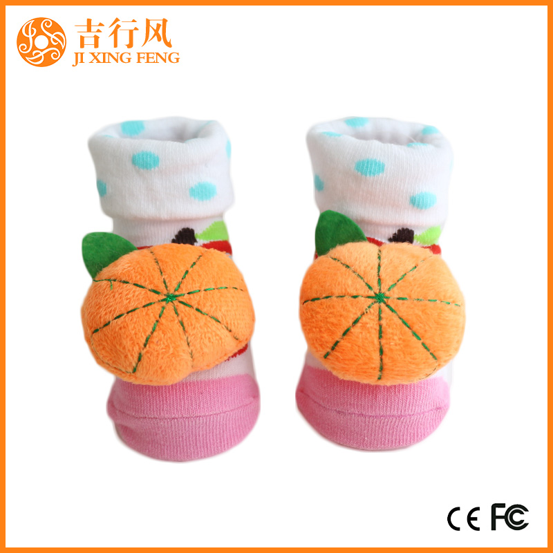 非スリップゴムの赤ちゃんの靴下工場中国カスタムベイビーコットンかわいい靴下