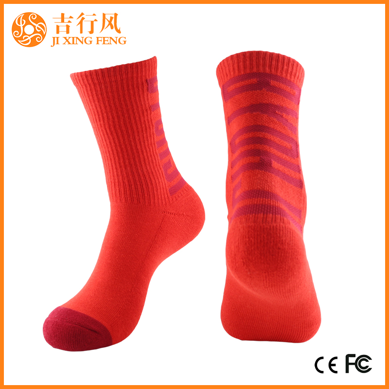 gezuiverde katoenen sport sokken leveranciers en fabrikanten groothandel aangepaste mannen elite sport sokken China