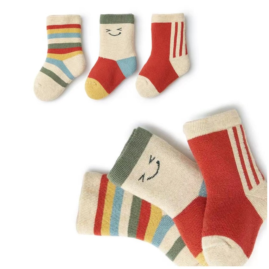 Ребристые носки новорожденного экспортер, детские хлопчатобумажные милые носки поставщиков, пользовательский милый дизайн ребенка носок