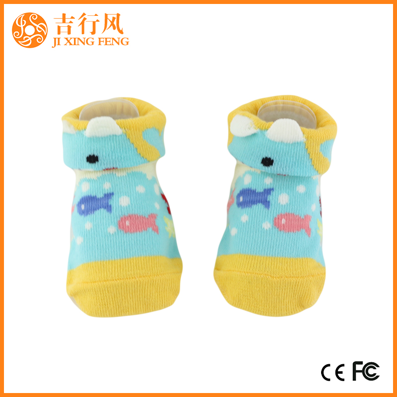 rubberen zool babysokjes leveranciers en fabrikanten China custom walk babysokjes