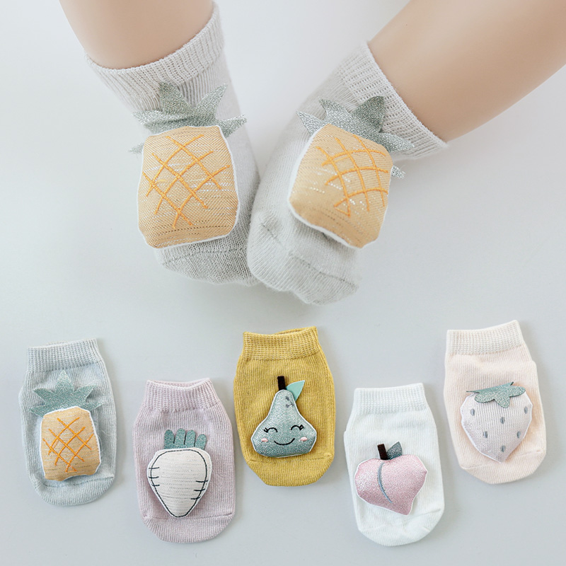 Calcetines lindos de algodón personalizados al por mayor, creador lindo del calcetín del bebé del diseño lindo, algodón bebé calcetines lindos fábrica