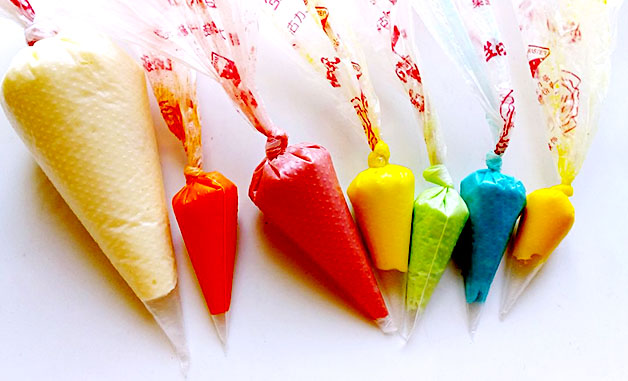 使い捨てプラスチックペストリーバッグ