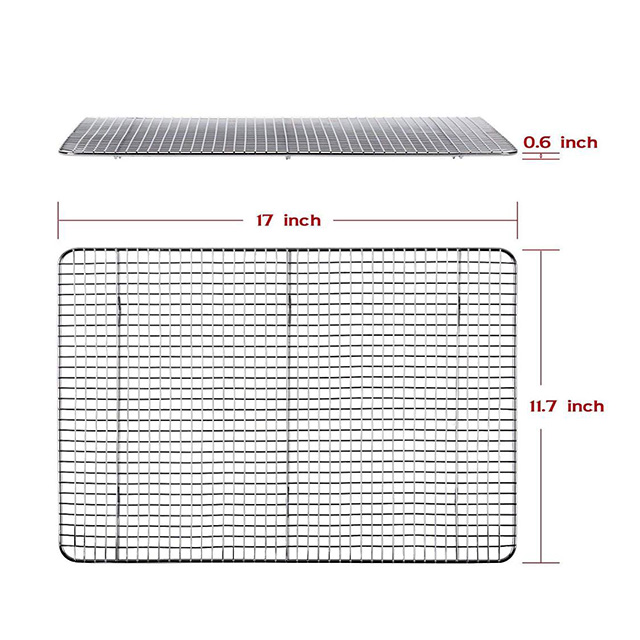 12" x 17" stainless steel Oven Wire Cooling Rack