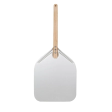 China Aluminum Pizza Shovel with Detachable Wooden Handle manufacturer