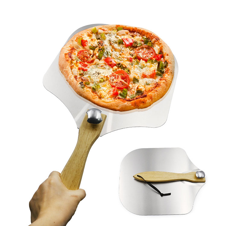 Pala de pizza plegable giratoria Pala