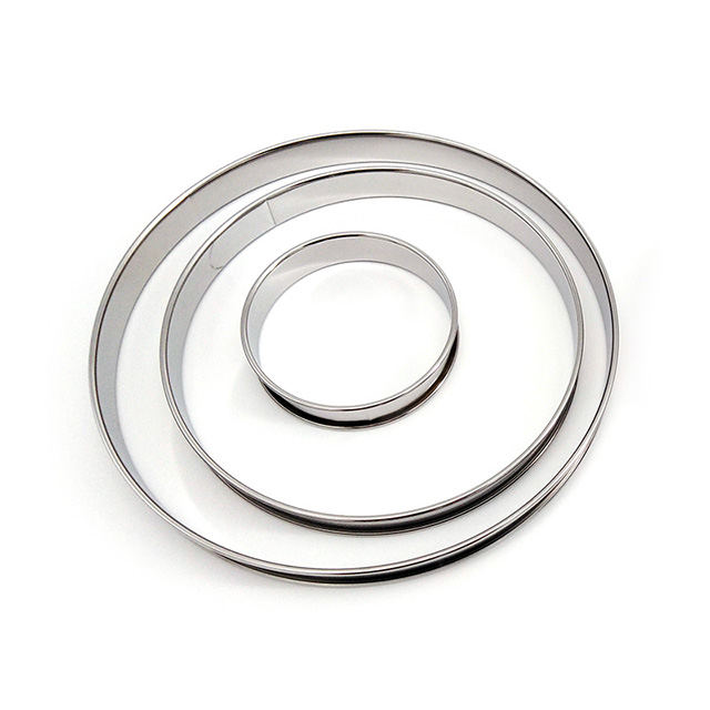 Round Tart Ring with Rolled Edge