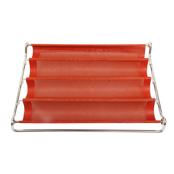 open frame Stainless steel baguette baking tray 460*660MM --TSFP01