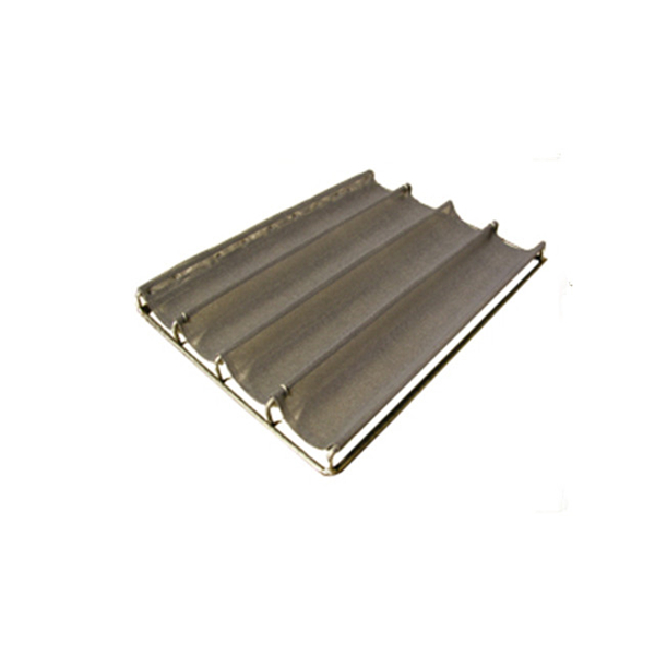 Bandeja de hornear baguette de acero inoxidable de marco abierto 460 * 660MM --TSFP01